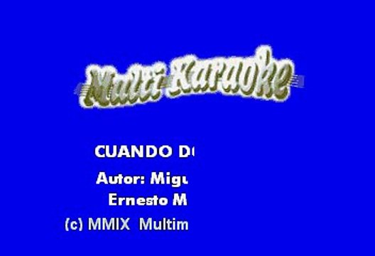 Cuando Dos Almas - Valentin Elizalde (Karaoke)