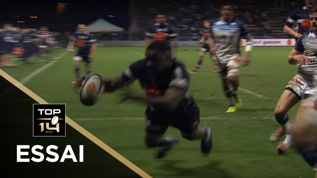 TOP 14 - Essai Yoan TANGA (SUA) - Agen - Castres - J15 - Saison 2017/2018