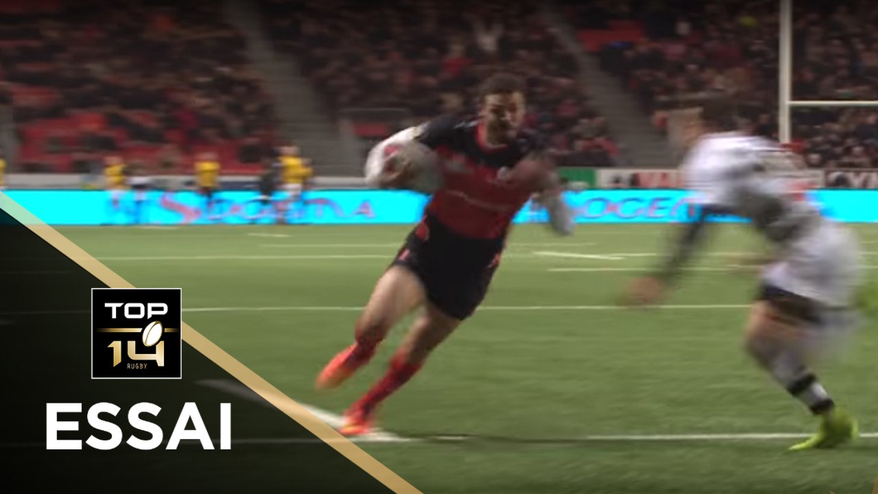 TOP 14 - Essai Bjorn BASSON (USO) - Oyonnax - La Rochelle - J15 - Saison 2017/2018;