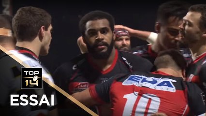 TOP 14 - Essai Daniel IKPEFAN (USO) - Oyonnax - La Rochelle - J15 - Saison 2017/2018
