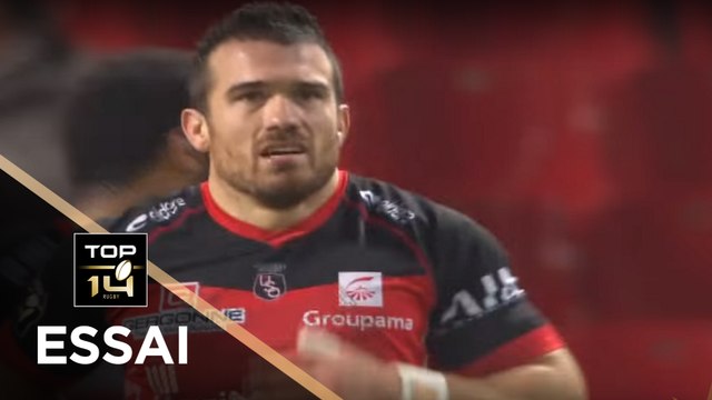 TOP 14 - Essai Maxime VEAU (USO) - Oyonnax - La Rochelle - J15 - Saison 2017/2018