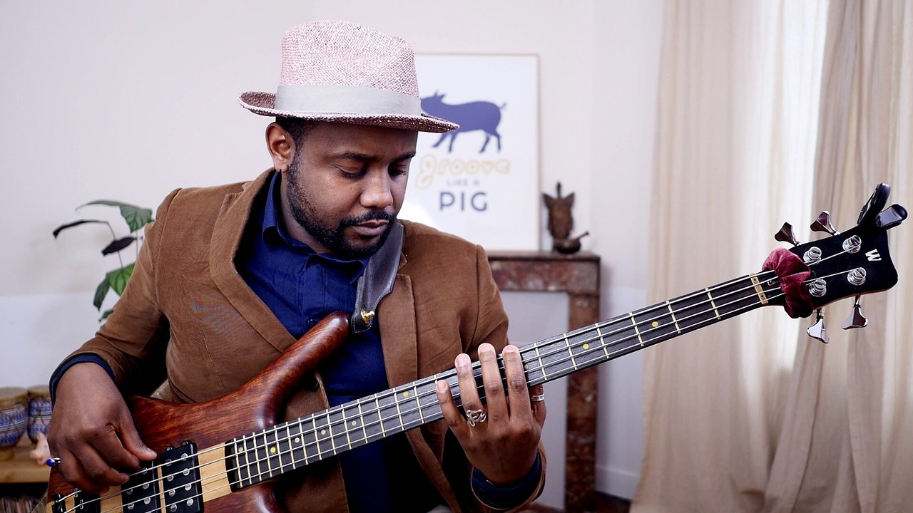 Improvisation Gamme majeure exercice #1 Bass solo