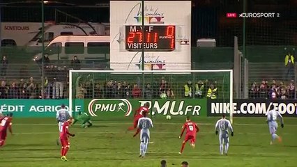 Yzeure 2-5 Monaco - les Buts et Résumé - 06.01.2018