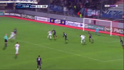 Résumé Nancy 2 - 1 Lyon but Arnaud Nordin