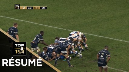 TOP 14 - Résumé Agen-Castres: 30-3 - J15 - Saison 2017/2018