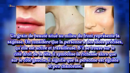 Découvrez enfin la signification des grains de beauté en fonction de leur emplacement.
