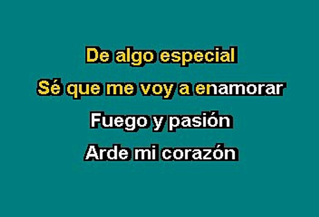 Fuego Y Pasión - Sentidos Opuestos (Karaoke)