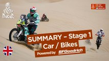 Summary - Car/Bike - Stage 1 (Lima / Pisco) - Dakar 2018