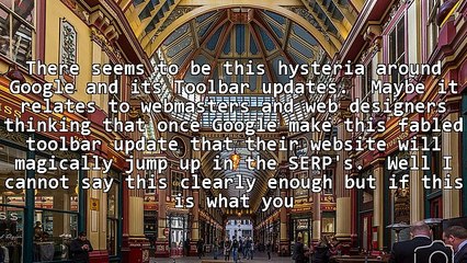 Reasons To Ignore Toolbar Pagerank Updates