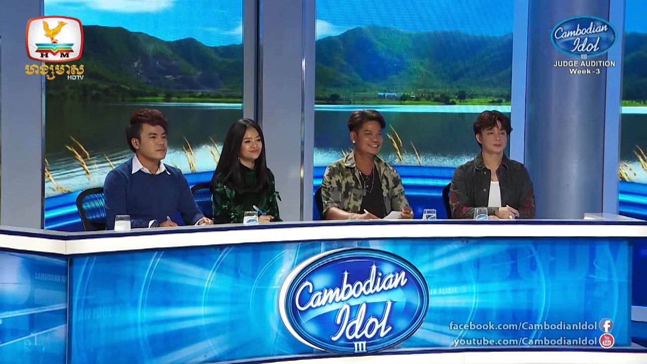 Cambodian Idol Season 3 Judge Audition Week 3 ហួត សីហា គ្មានលើកទីពីរ