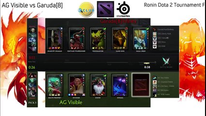 AG Visible vs Garuda[8]Infinity (Ronin Dota 2 Tournament Final BATTLE)