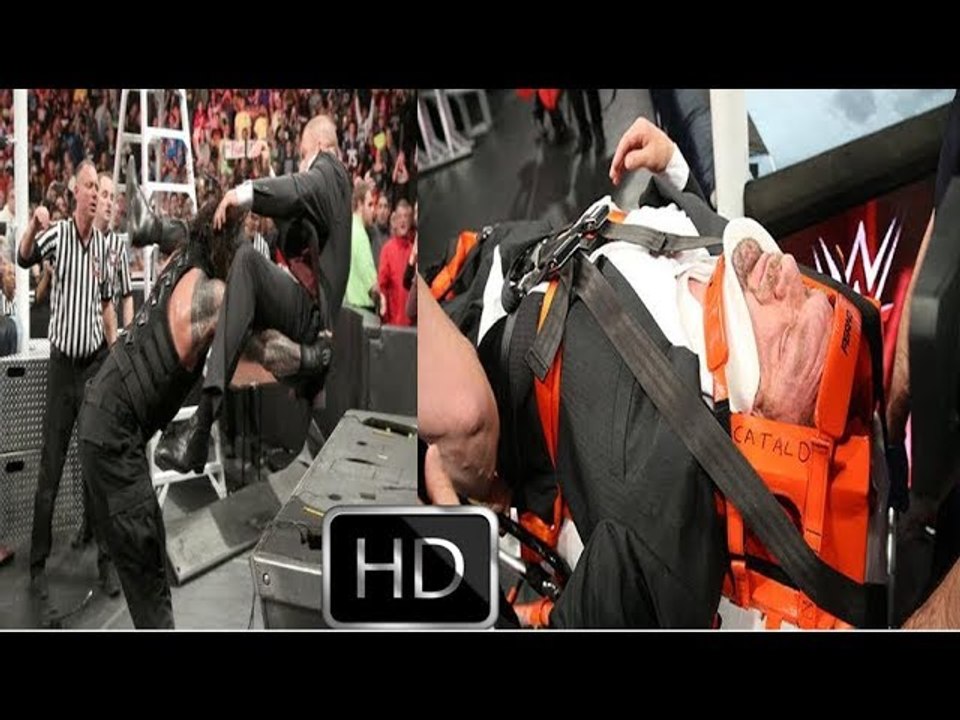 Roman destroy Triple H after Roman vs Sheamus Match - WWE TLC Best Matches Ever