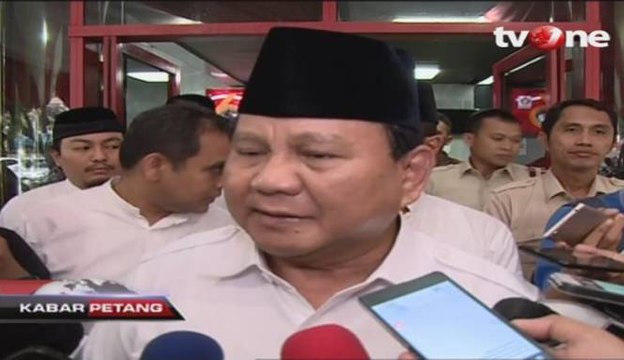Prabowo Jika Tak Terbukti Makar Harus Dibebaskan