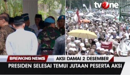 Pesan Jokowi Kepada Peserta Aksi Damai 2 Desember