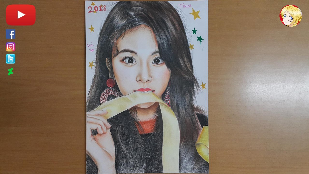 Twice Son Chae Young 손채영 孙彩瑛 仿画 新手区域