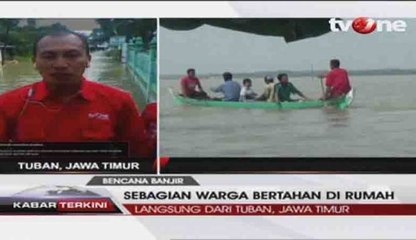 Luapan Sungai Bengawan Solo Banjiri Tuban, 3 Desa Terisolir