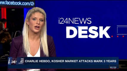 i24NEWS DESK | Charlie Hebdo, Kosher Market attacks mark 3 years | Sunday, January 7th 2018