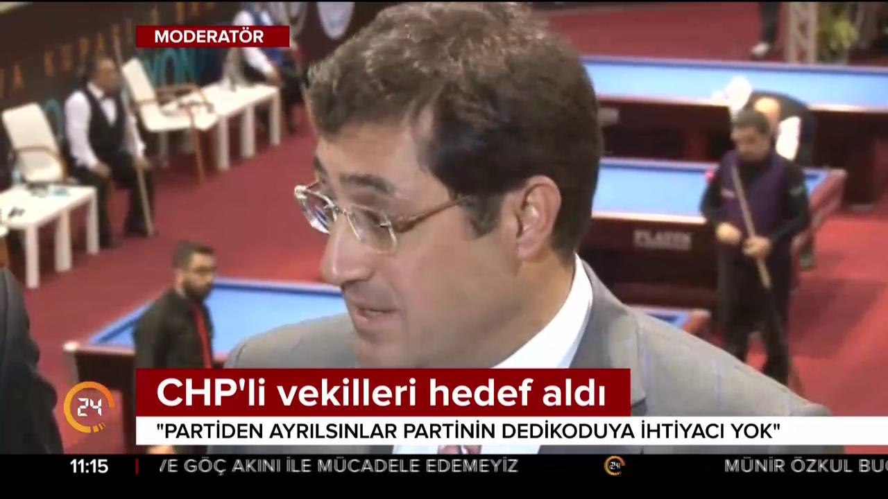 CHP'li vekiller hedefte