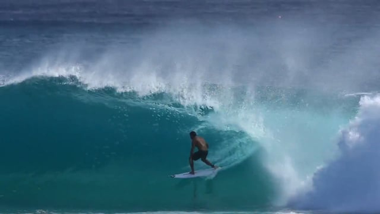 Surfers Score Cyclone Winston