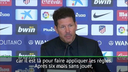 18e j. - Simeone accepte l'expulsion de Costa