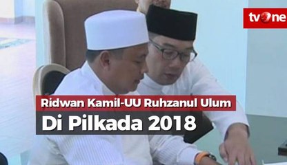 Download Video: Pilkada 2018, Ridwan Kamil Resmi Berduet Dengan UU Ruhzanul