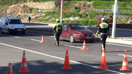 Vatandaşın eylem yaptığı yolda geniş kapsamlı radar uygulaması