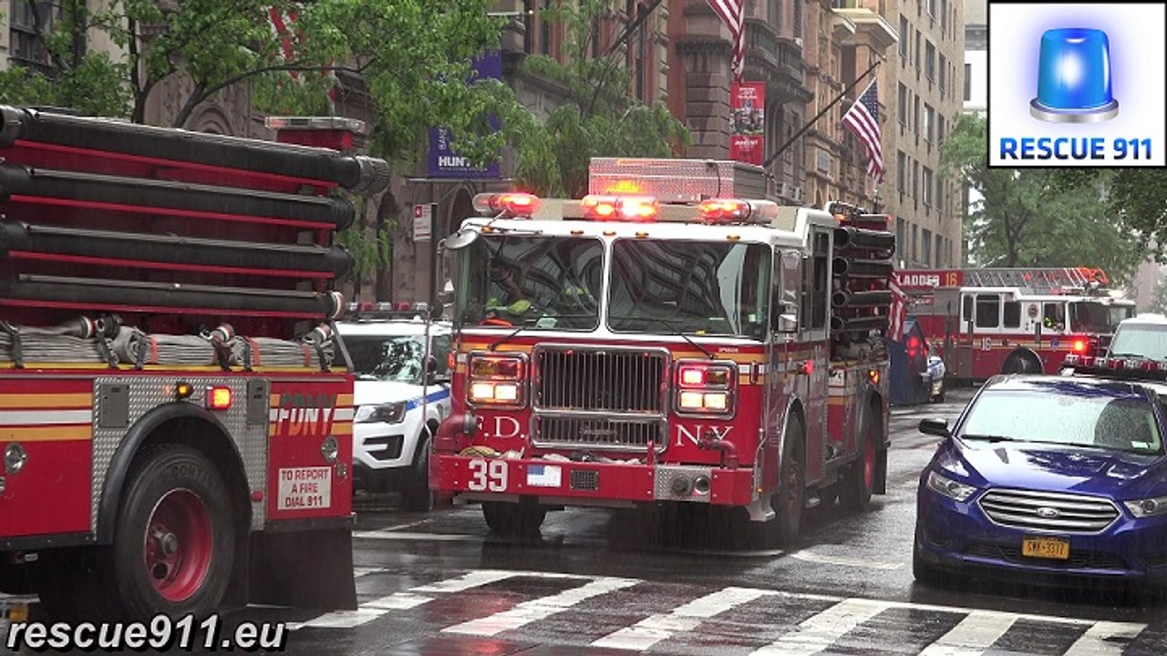 [RARE - 3 FDNY Fire Trucks in 1 House] E44 & E39 & L16