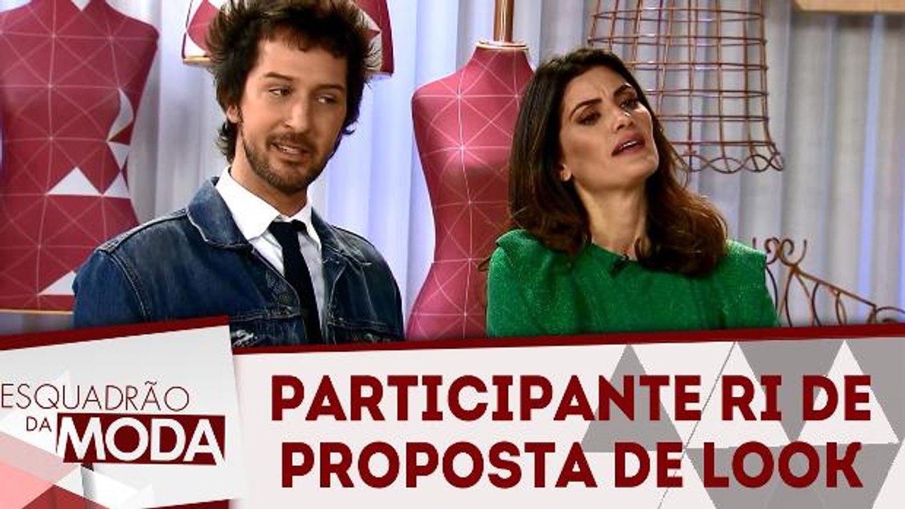 Participante ri de proposta de look de Bella e Arlindo