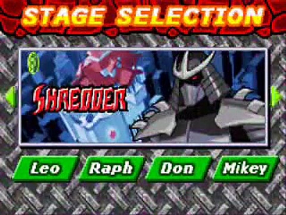 TMNT 2003 - All Shredder Stages ( GBA )
