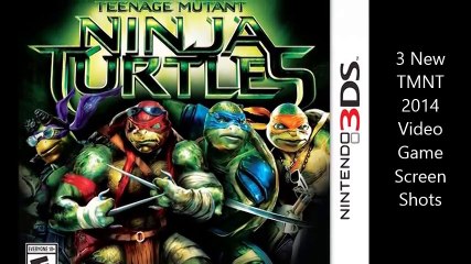 3 NEW TMNT (2014) 3DS Gameplay Screenshots! Official!