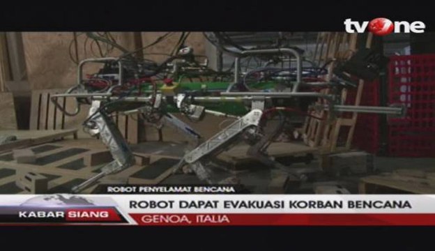 Italia Ciptakan Robot Untuk Evakuasi Bencana Alam