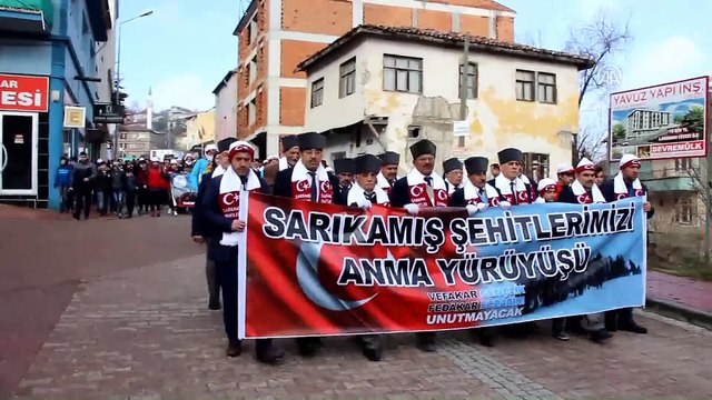 Sarıkamış şehitleri anılıyor - SAMSUN