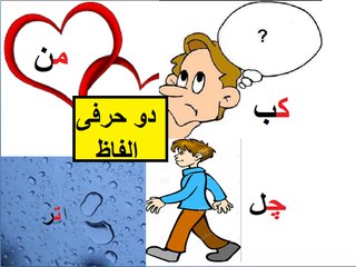 Urdu class 1 Lesson 26, Urdu do Harfi Alfz, دو حرفی الفاظ