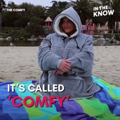 Découvrez The Comfy, le plaid à capuche le plus cocooning de votre hiver !