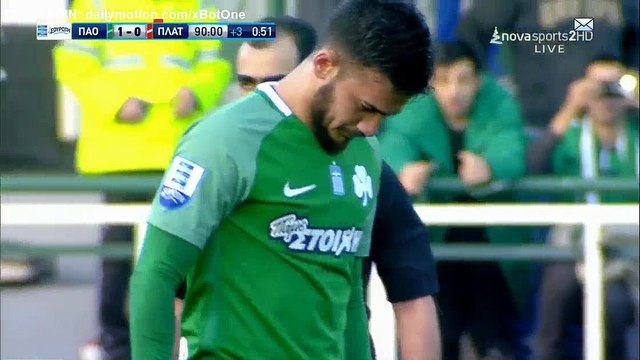 Lucas Villafanez second penalty Goal HD - Panathinaikos 2 - 0 Platanias FC - 07.01.2018 (Full Replay)