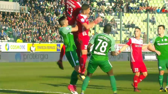 Robin Lod Injury - Panathinaikos vs Platanias FC 07.01.2018