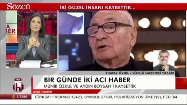 Yılmaz Özdil, usta oyuncu Münir Özkul'u anlattı