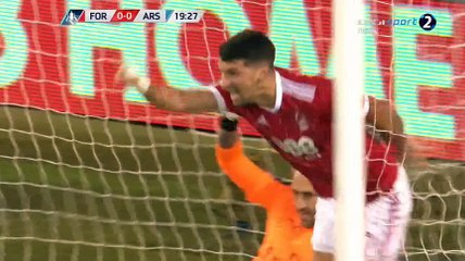 Eric Lichaj  Goal - Nottingham 1 - 0	 Arsenal 07.01.2017 HD
