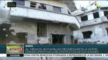 Siria: 40 familias vuelven a Homs después de derrota de Daesh