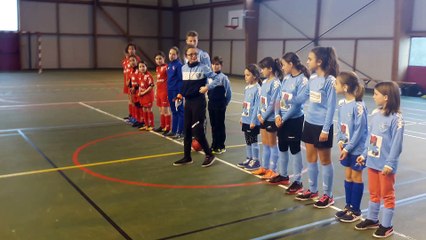 TOURNOI FÉMININ / L’ENTRÉE DE LA FINALE : F.C.M.P.L. - D.F.C.O.  (07/01)