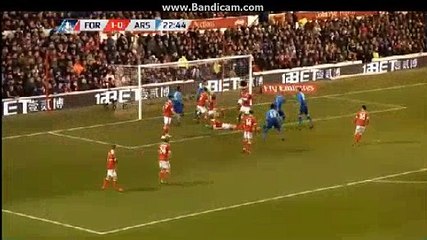Martesacker  Goal HD - Nottingham Forest 1-1 Arsenal 07.01.2018