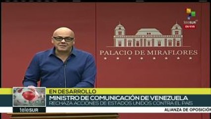 Rodríguez se pronuncia a favor del diálogo para la paz de Venezuela