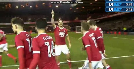 Eric Lichaj second GOAL - Nottingam Forest 2-1 Arsenal 07.01.2018