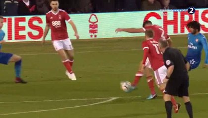 Eric Lichaj Super Goal - Nottingham 2-1 Arsenal 07-01-2018