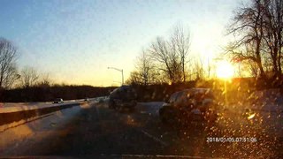 Jeep nearly gets side swiped, road rage ensues