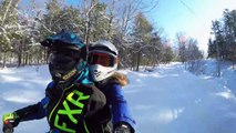 NEW SNOWMOBILE Ski Doo 600 RS FIRST RIDE!