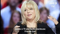 Décès de la chanteuse France Gall à 70 ans