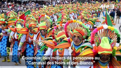 Colombie: le "Carnaval des Noirs et des Blancs"