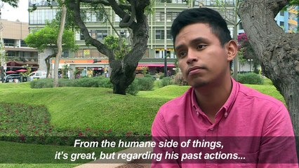 Divided reactions in Lima after Fujimori released from hospital