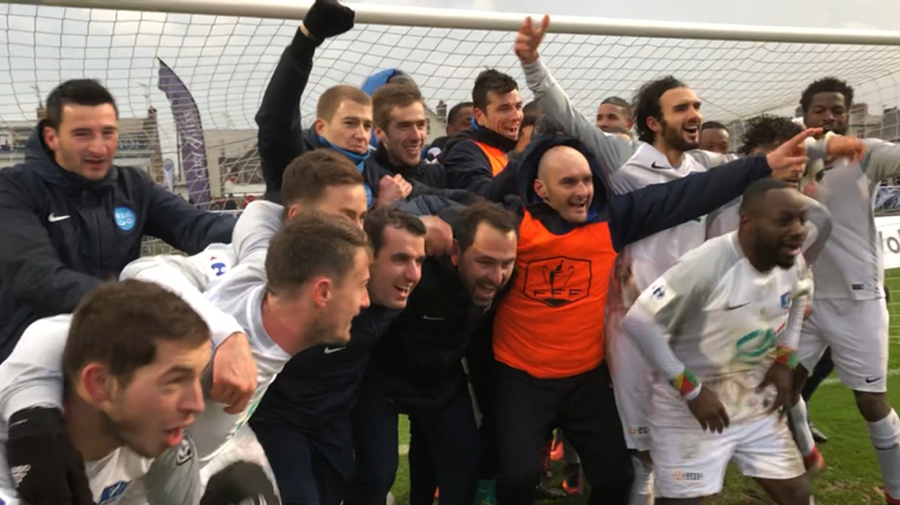 L’USG fête sa victoire au stade Louis-DIOR